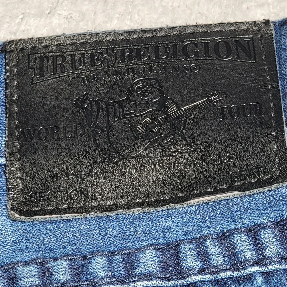 Vintage True Religion Jeans Size 36. CA#30427. Rare Pattern